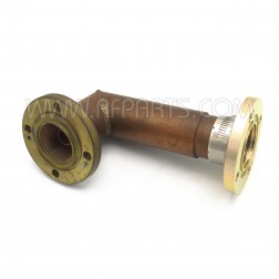 8009425-1 Dialectric 1-5/8" EIA Right Angle Swivel Flange to 1-5/8" EIA Clamp Type Flanged Adapter (Pull)