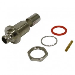 82-346-RFX Amphenol Type-N Female Bulkhead Crimp Connector for Cable Group E