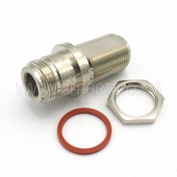 82-66 (UG30/U) Amphenol Type-N Female to N Female Bulkhead IN Series Adapter