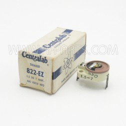 822-EZ Centralab Trimmer 1.5-7mmf 600 VDCW NPO (NOS/NIB)