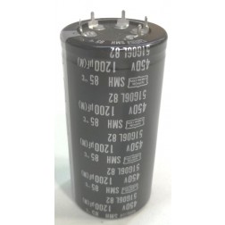 ESMH451VRT122MB80T Chemicon Snap Lock Electrolytic Capacitor 1200uf 450v (NOS)