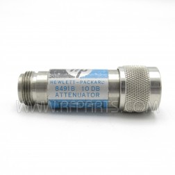 8491B Hewlett Packard 10dB 2w DC-18Ghz Fixed Attenuator Type-N Male/Female (Pull)