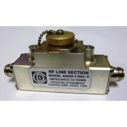 88500-3 Coaxial Dynamics Line Section w/Type-N Female Connectors (Pull)
