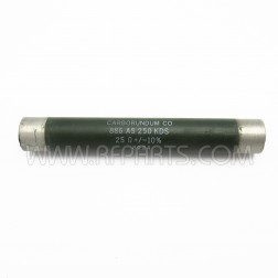 886AS250KDS Carborundum 30 Watt 25 Ohm 10% Non-inductive Ceramic Resistor (Pull)