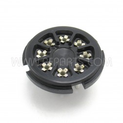 8 pin Open Face Male Accessory Plug (NOS)