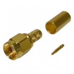 901-9870 Amphenol SMA Straight Male Crimp Connector for Cable Group C