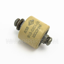 858 Centralab Doorknob Capacitor 1000pf 5kv (Pull)
