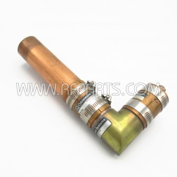920292 Cablewave Systems (RFS) 1 5/8" Unflanged Offset 90 Degree Adapter and Clamps (Pull)