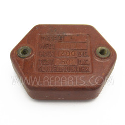 Type 9L Cornell Dubilier Mica Capacitor .0001MFD 1.2kv (NOS)