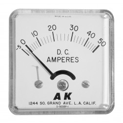DCAM50 Panel meter, Panel meter, DC Amperes, 50 amps