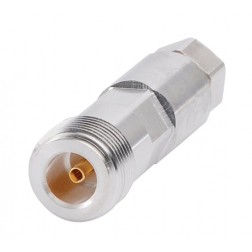 F1PNF Type-N Female Connector, FSJ1-50 (Good to 8 GHz) Andrew