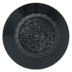 Black Tuning Knob with Skirt and No Pointer (NOS)
