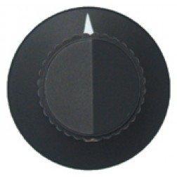 MS91528-1F2B Raytheon 70-3-2Q Tuning Knob with Black Skirt and White Pointer (NOS)
