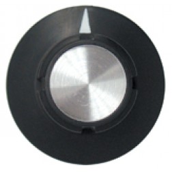 KNOB2I Black Tuning Knob with Skirt