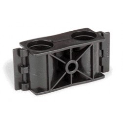 L4CLICK Double Click-on Hanger for 1/2" Coaxial Cable 10/pkg (Clamps Only)
