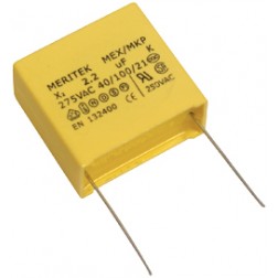 MEX225K275VAC Meritek EMI Suppression Capacitor 2.2uf 275vac