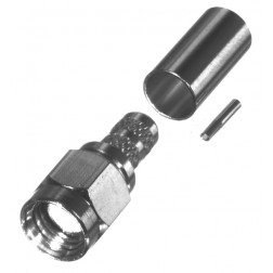 RP-3000-C RF Industries Reverse Polarity SMA Male Connector for Cable Group C