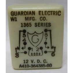 A410-364385-00 Guardian Relay 1365 Series 12vdc