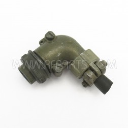 MS3108B14S-7S Amphenol Industrial Free Hanging Right Angle Connector (Pull)
