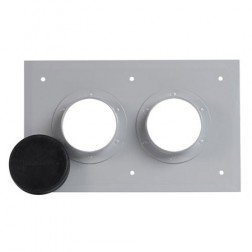 204673-2A CommScope 2-Port Wall/Roof Entry Panel with 4" Diameter Holes
