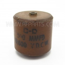 C-D Doorknob Capacitor 500pf 10kv (Pull)