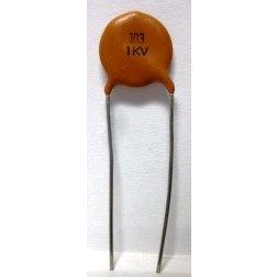 C103-1KV Radial Lead Disc Capacitor .01uf 1kv