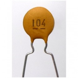 C104-50 Ceramic Disc Capacitor 0.1uf 50 volt