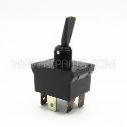 C1550H Arcoelectric DPDT Toggle Switch, 10a 250vac (Palomar/Pride)