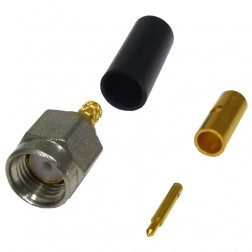 CAO-102-0-01 Connector, SMA Male Crimp, Cable Group: B, HH Smith