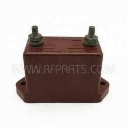 321-6L Cornell Dubilier Vintage Molded Mica Capacitor .0001 mfd 5kvdc 1 Amps (Pull)