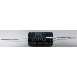 470-50A Nippon Chemicon Axial Lead Electrolytic Capacitor 470uf 50v