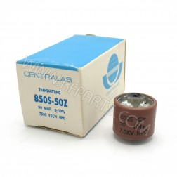 850S-50Z CentraLab Doorknob Capacitor 50pf 7500 VSCW NPO 10% (NOS)