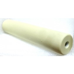 NL523W04-044 Staffall Standoff Ceramic Insulator 5.5" Long x 1" Diameter with Threaded Mounting Holes (NOS)