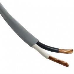 CL2227 West Penn Type CL2 Two Conductor Stranded Jacketed Wire 12AWG Pre-Cut 50 Feet