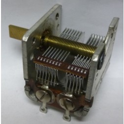 CN255 Dual Section Variable Capacitor 10-110pf 15-185pf