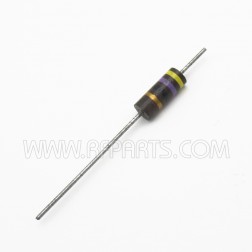 CR1-47 Carbon Resistor 47 ohm 1 watt Cut Leads (Pull)