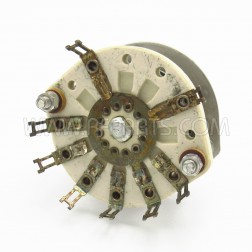 2501 Centralab 1 Pole 6 Position Rotary Switch CRL2501 Long Shaft (NOS)