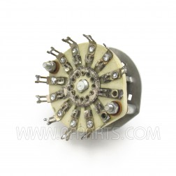 2502 Centralab 1 Pole 11 Position Heavy Duty Rotary Switch CRL2502 Short Shaft (Pull)