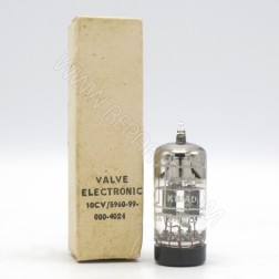 CV4024 / 12AT7WA Brimar Miniature Twin Triode Black Plates (NOS/NIB)