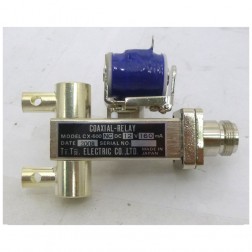 CX600NC Tohtsu SPDT Type-N Coax Antenna Relay (Female to No Contact Ends) 12 VDC Coil