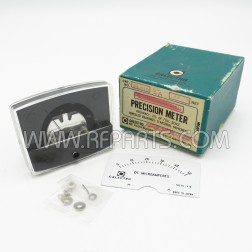 DI-910 Calectro Precision 0-50 DC Microamperes Panel Meter (NOS)