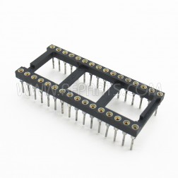32-Pin Augat Dual-In-Line Package IC Socket