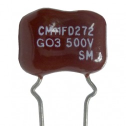 CM11FD272GO3 Mica Capacitor, 2700pf 500v, SM (Mil-Spec)