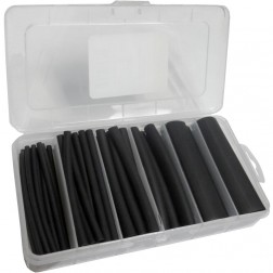 DWHST62B Heat Shrink Box with 4" Black Tubes