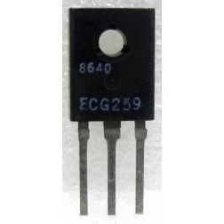 ECG259 Transistor, NPN-S, Darlington Power Amp, 75 watt, ECG
