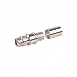 EZ-600-TM-X Times Microwave TNC Male Crimp Connector for Cable Group L2