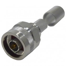 EZ-400-NMH-X Times Microwave Type-N Male Crimp Connector for Cable Group I