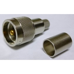 EZ-400-UM-X Times Microwave UHF Male Crimp Connector (PL259)