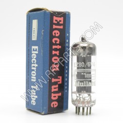 6V4/EZ80 Mullard Miniature Full Wave Rectifier Tube, Made in Great Britain (NOS/NIB)