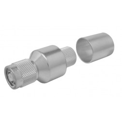 EZ-600-TM-RP Times Microwave Reverse Polarity TNC Male Crimp Connector for Cable Group L2